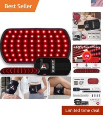 Professional Infrared Light Therapy Belt with Timer  Remote - 4 Therapy Modes