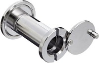 Brass Ul Listed 190-degree Door Viewer W/ Hd Privacy Cover For 1-3/8in To 2-1/4i Brass Ul Listed 190-degree Door Viewer W/ Hd Privacy Cover For 1-3/8in To 2-1/4i