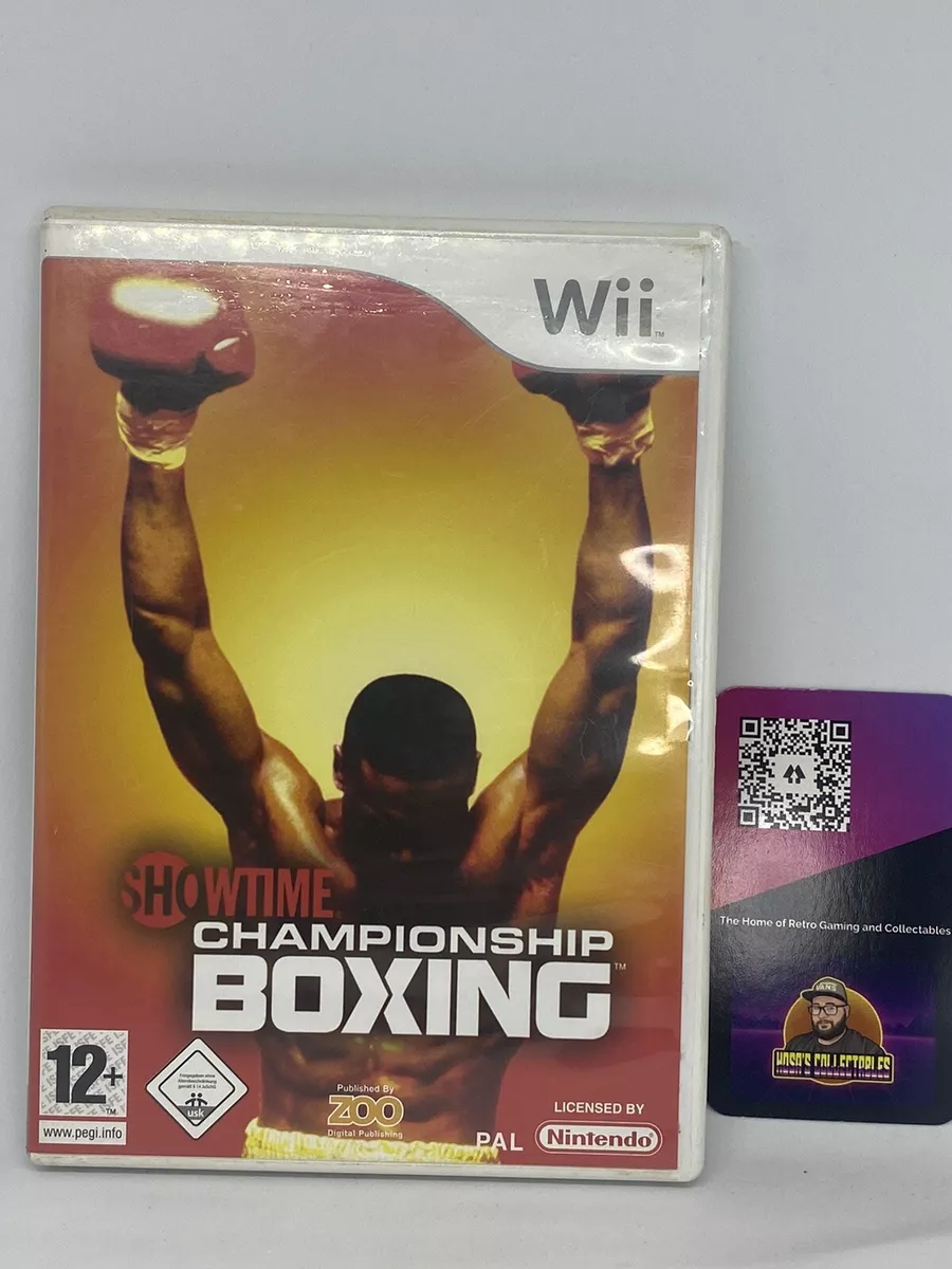 Showtime Championship Boxing Nintendo Wii Game Complete With