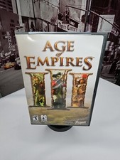 Age of Empires 3 III PC CD-ROM 2005 Complete 3 Discs, Manual And Product Key 