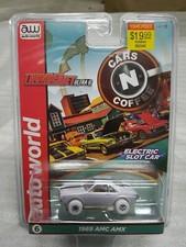 Auto World CHASE Slot Car WHITE 1969 AMC AMX Thunder Jet Ultra G FREE SHIPPING