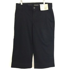 Dockers Women's size 6 SureFit Capris Crop Pants Black NEW