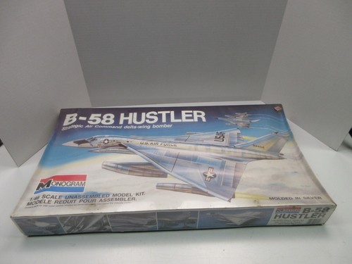 Monogram B-58 Hustler Vintage Model kit 1/48 scale 5704 sealed