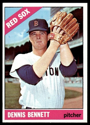 1966 Topps Dennis Bennett ! Boston Red Sox #491 | eBay
