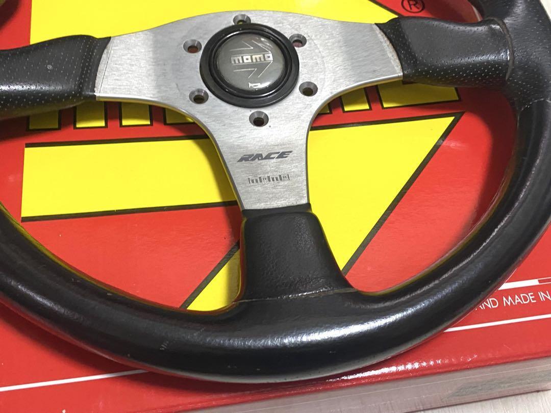 MOMO RACE 350mm Steering Wheel Used From Japan | eBay