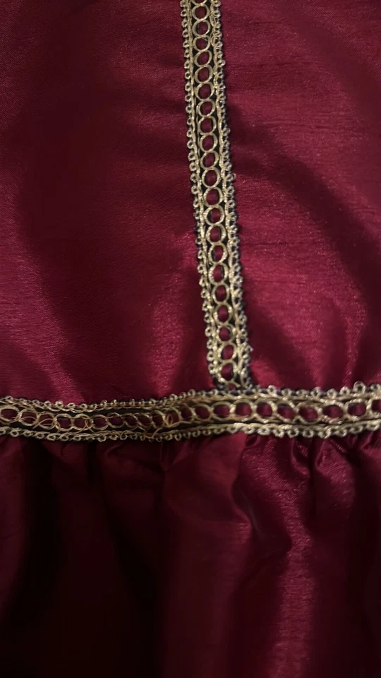 Girls Renaisance Fair Dress up Gown Dress sz M L - Image 3 of 4