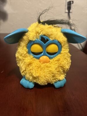 2012 Hasbro: Furby Lightning Zap Yellow And Teal: Interactive Pet
