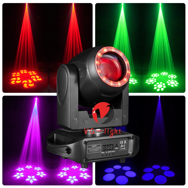 Moving Head Stage Lighting DJ Party Light 100W RGBW LED DMX Beam Disco Lights - Image 2 of 4