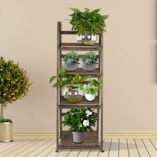 Ladder Bookcase Living Room Storage Display Open Shelving Home Office Garden New - Picture 4 of 13
