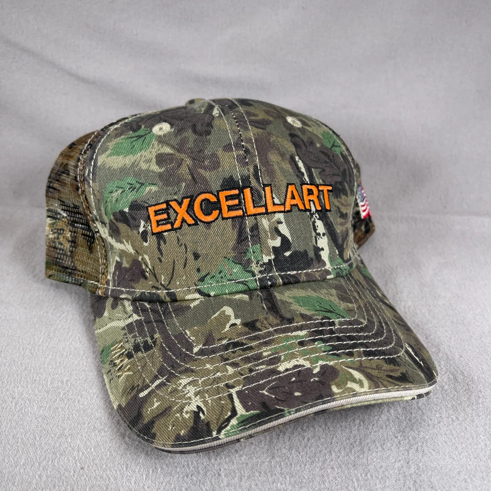 4 gorras camufladas para hombre talla única verde gorra con tirantes roble musgo caza al aire libre Foto 4 de 4