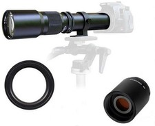 500mm/1000mm Telephoto Lens for Canon Digital Rebel T3I T2i T4i 600D 550D 500D