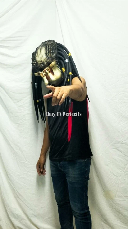 ELDER THE PREDATOR Latex Mask  tokyo comic con Halloween Cosplay Movies Horror  - Image 4 of 4