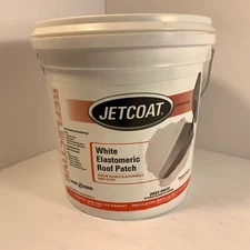Jetcoat 66221 White Elastomeric Roof Patch Long-Lasting Spot Coat and Sealant