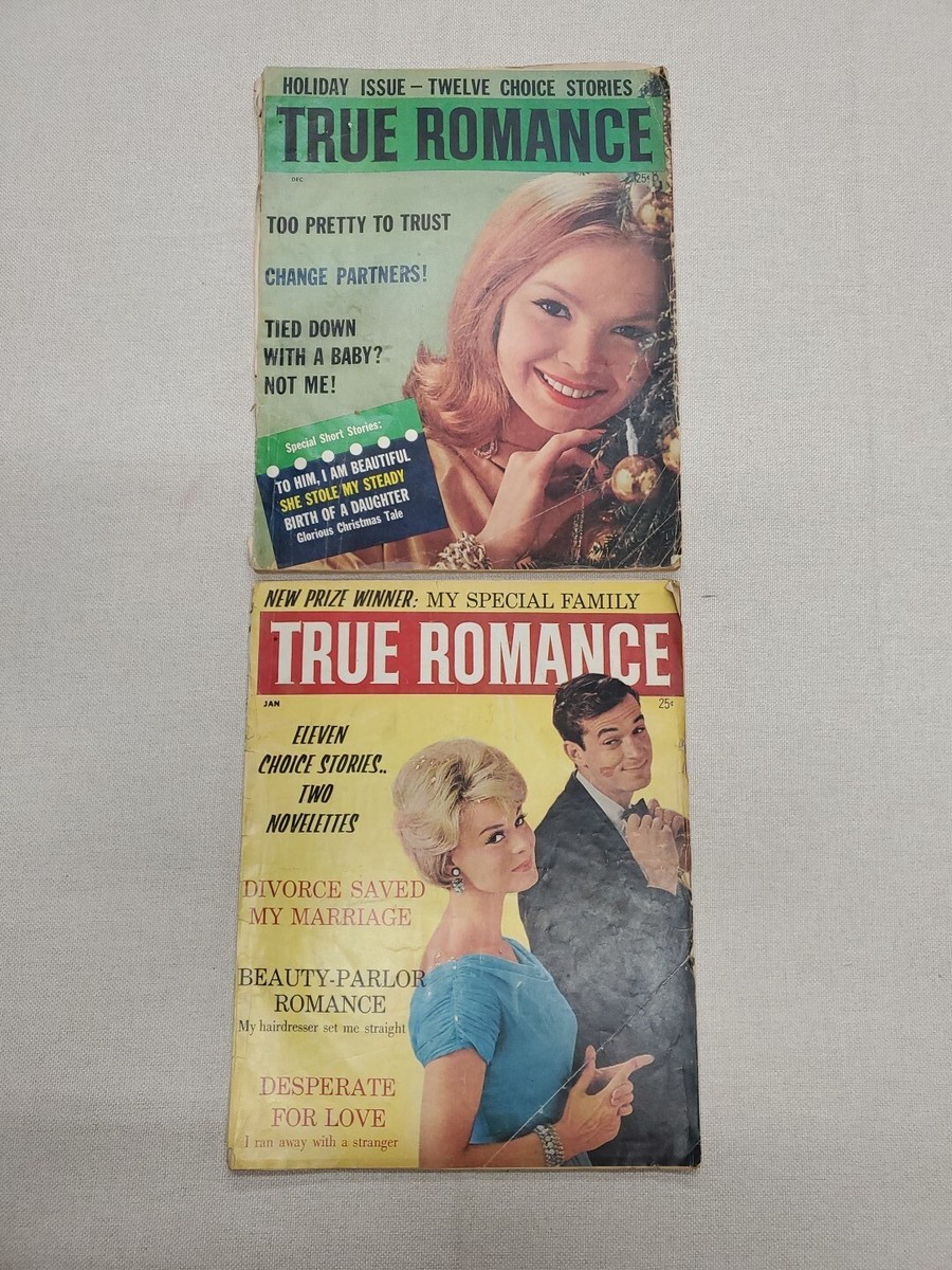TRUE ROMANCE Lot Of 2 DEC 1961 - JAN 1962 VINTAGE MAGAZINES | eBay