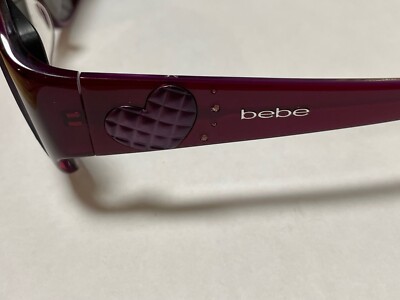Bebe BB7036 Catch me a Man Sunglasses Plum Purple Frames | eBay display picture 2