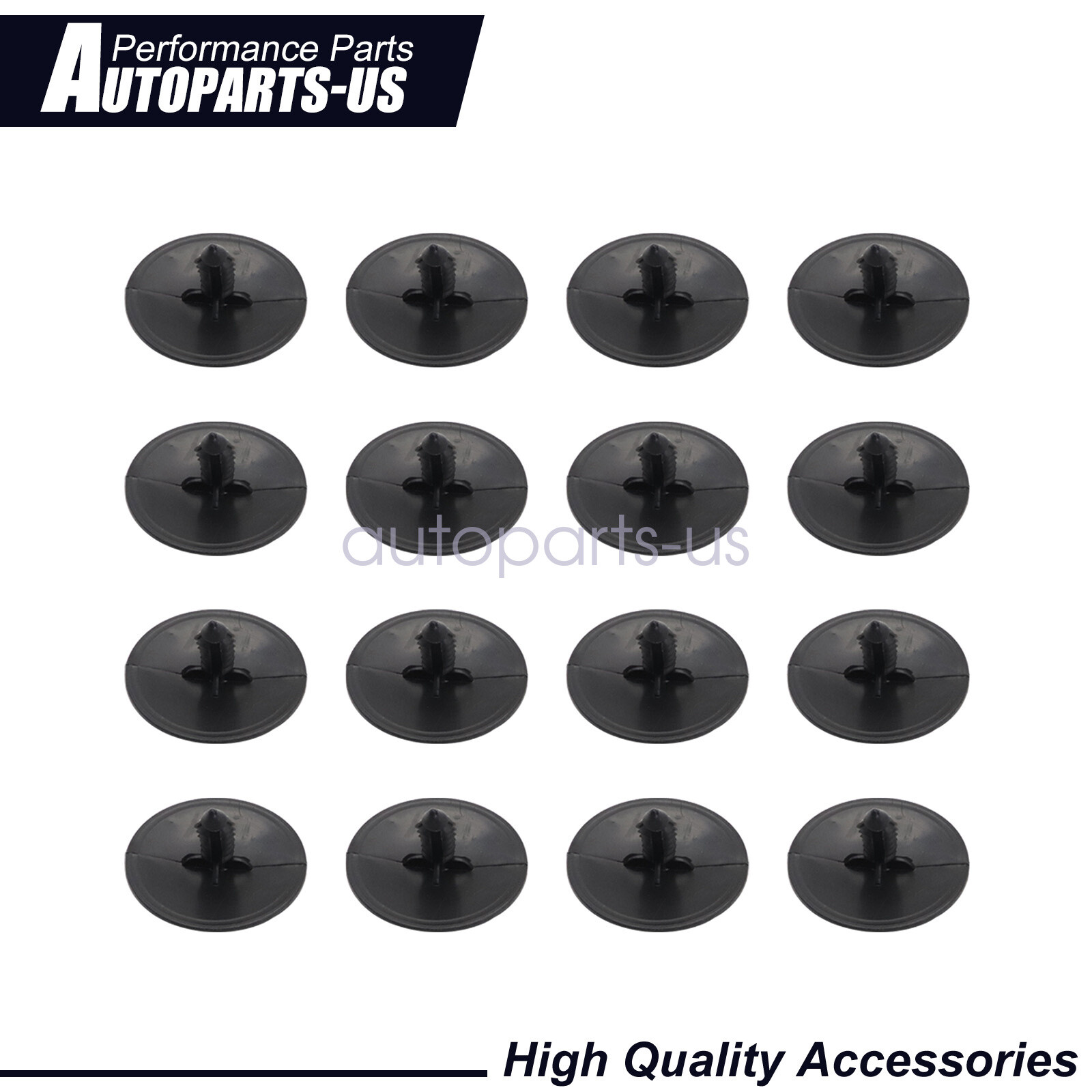 For GM Hood Insulation Pad Retainer Clips Fit 1/4" Hole 2" Dia. 16