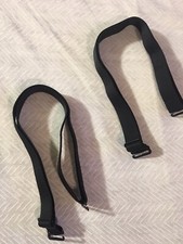 Set of 2 Removable Bra Straps, Adjustable Length Brassiere Supports, Slide Hooks