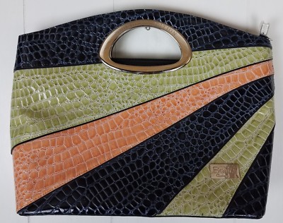 Beijo Couture Bag Founders Edition green orange blue faux croc