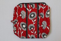 Vera Bradley Large Cosmetic Bag In Deco Daisy Vera Bradley Large Cosmetic Bag In Deco Daisy