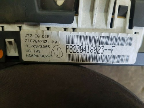 QUADRO CONTACHILOMETRI RENAULT MODUS 1s (04-07) 1.5 DCI MNV 5P/D P82004418023--F - Picture 2 of 4