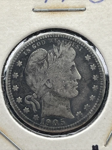 1905-P Barber Quarter — photo from the most recent tracked eBay sale