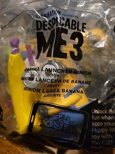 DESPICABLE ME 3 - Banana Launcher Minion #1 - McDonald's Happy Meal (2017) - Picture 5 of 9