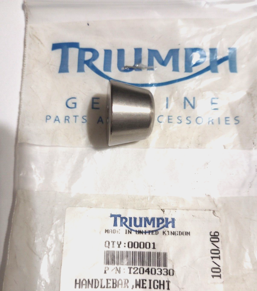 Triumph Tiger, Daytona Handlebar Weight NOS T2040330 (L-5435) | eBay
