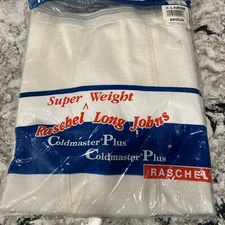 VTG Raschel Long Johns Thermal Bottom Underwear  XL Coldmaster Plus Super Weight