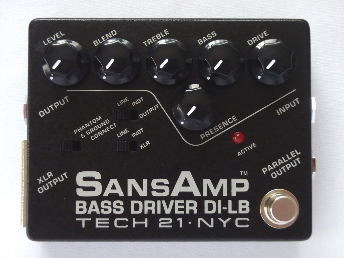 TECH21 SansAmp Bass Driver DI-LB Effects Pedal Japan Limited Edition Model Low-B