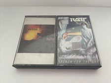 RATT Cassette Tape Lot x2 - Out Of The Cellar, Reach For The Sky - Complete