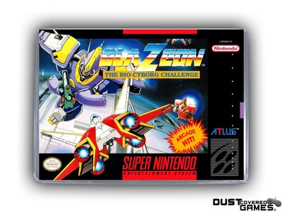 Blazeon The Bio Cyborg Challenge Snes Super Nintendo Game Case Box Cover New Ebay