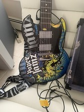 Paper Jamz Instant Rock Star Guitar And AMP With Strap, Full Working Order