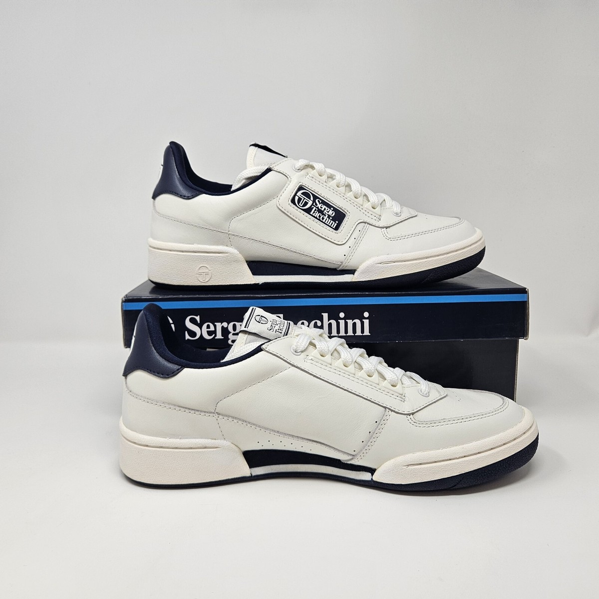 Sergio Tacchini New Young Line 'White/Navy' NEW Size Men Wmns - Main Image