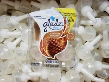 100 Glade Cashmere Woods Plugins Scented Oil Refills Air Fresheners Free Ship