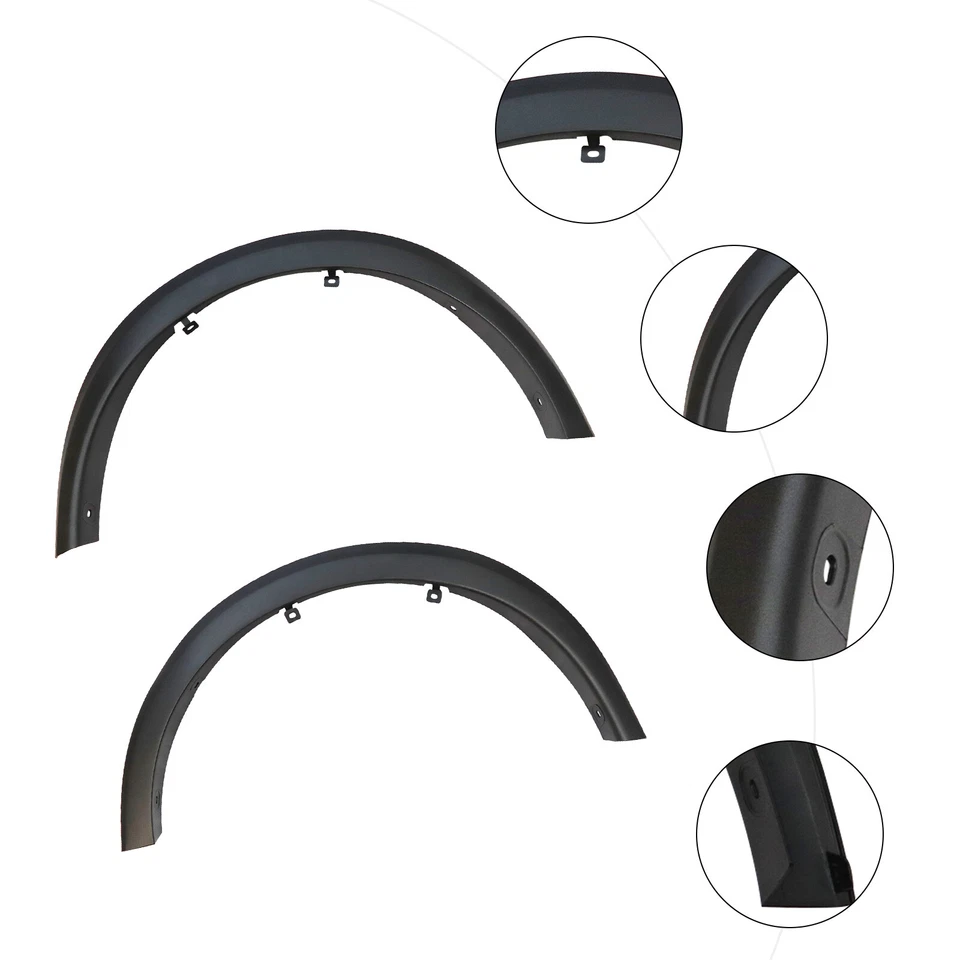 Front Fender Flare Molding Trim For 2018-2020 Nissan Kicks Right & Left Side Foto 2 de 4