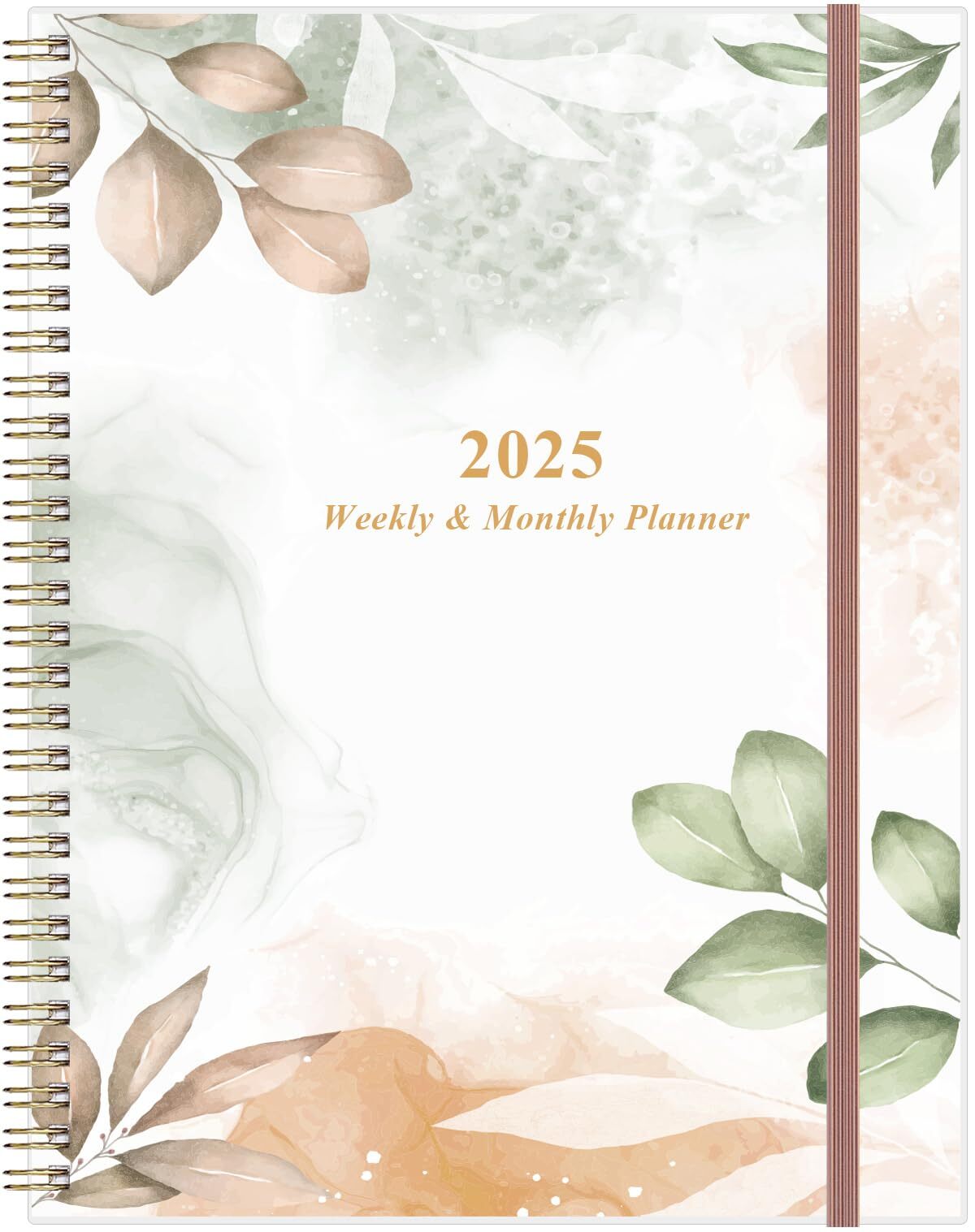 2025 Planner - A4 Weekly & Monthly Planner to Achieve Goals & Increase Produc...