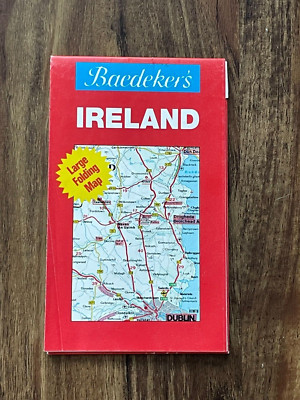 NWOT Baedeker's Ireland Map