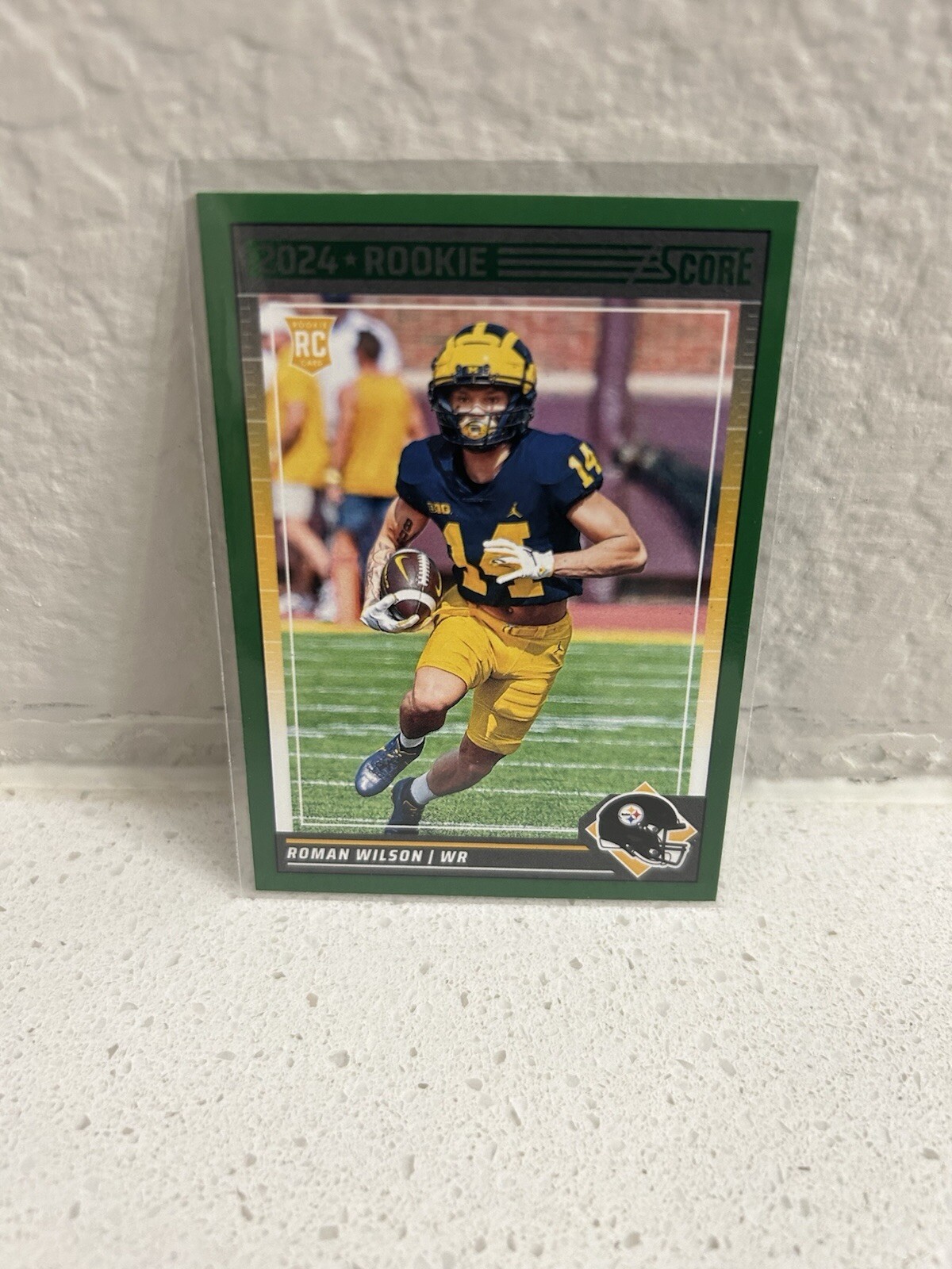 2024 Score - Rookies #360 Roman Wilson (RC) Green Border
