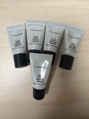 5X MAC Strobe Cream Hydratant Lumineux PINKLITE 6ml/0.2oz Each Mini/Travel Size