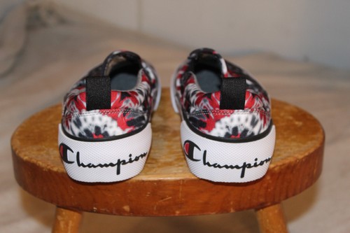 Zapato deportivo sin cordones de rally Champion 5 años color mutli. Blanco/rojo/negro. gris - Imagen 3 de 7