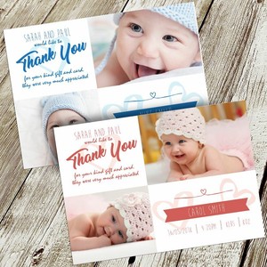 luxury birth announcement cards