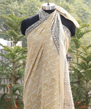 Hand Block Printed Beach Sarong for Women beach scarves in cotton Beach Wrap