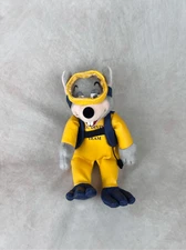 Chuck E Cheese DIVE Diver Scuba Diving Team Plush Stuffed Mouse-Beanie-2007
