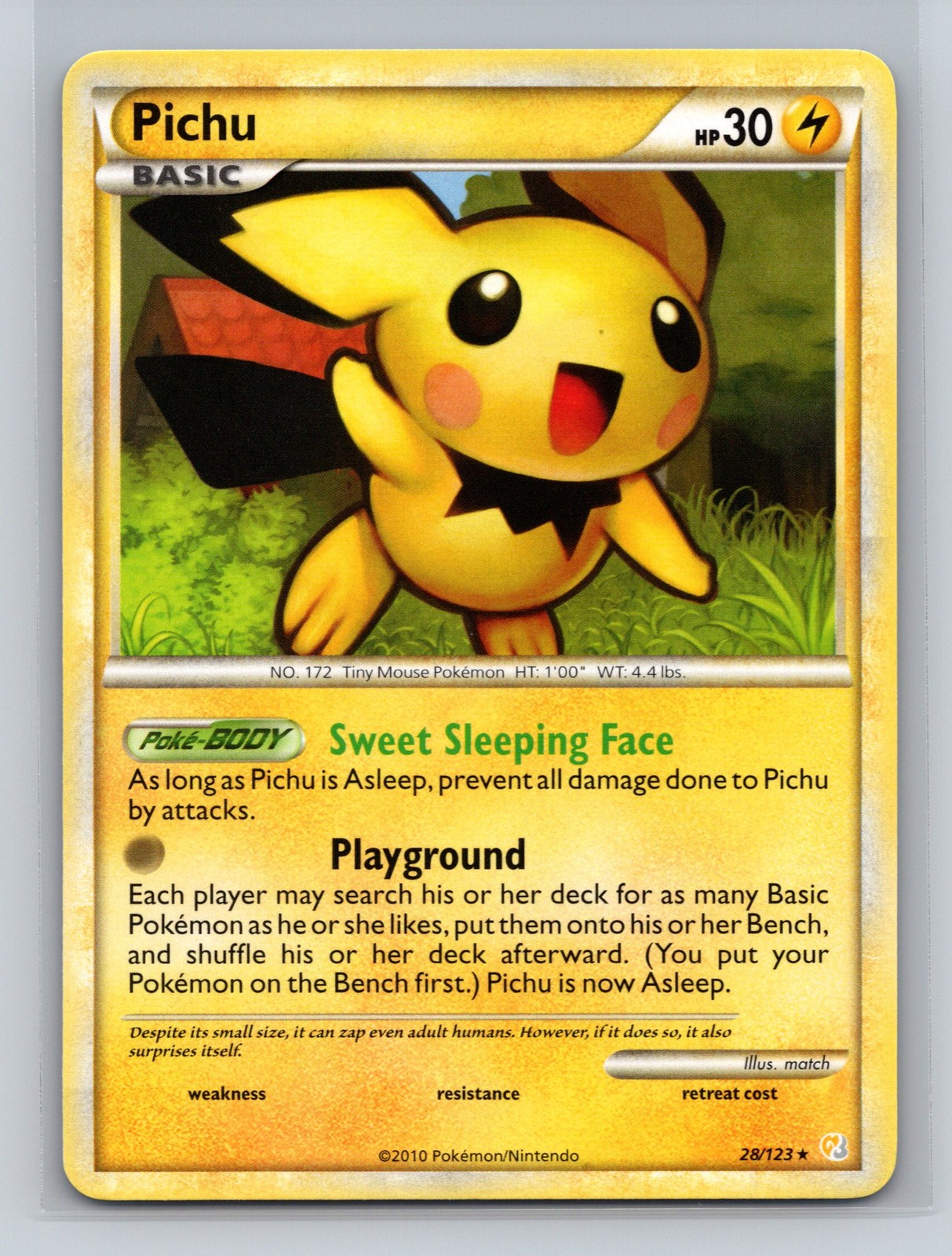 HeartGold SoulSilver Pichu - NM #28/123 11982