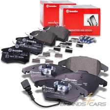 BREMBO BREMSBELÄGE VORNE+HINTEN FÜR AUDI A1 SEAT IBIZA 4 SKODA FABIA VW POLO 6R