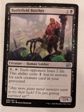 Battlefield Butcher - The Brothers' War Magic the Gathering MTG Nice!