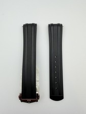 Omega Original 20mm Black Rubber Band Strap for Seamaster Diver 300 42mm Watch