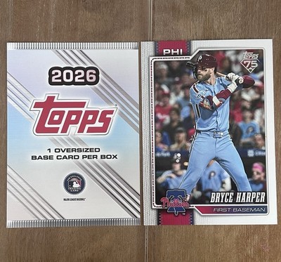 2026 Topps NOW WBC チームUSA ブライスハーパー　25シリ Bryce Harper Topps 2026 Oversized Jumbo Costco Image Exclusive