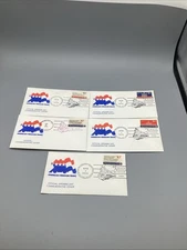 (5) US Postal History American Freedom Train Pictorial Washington DC 4/1975- Lot