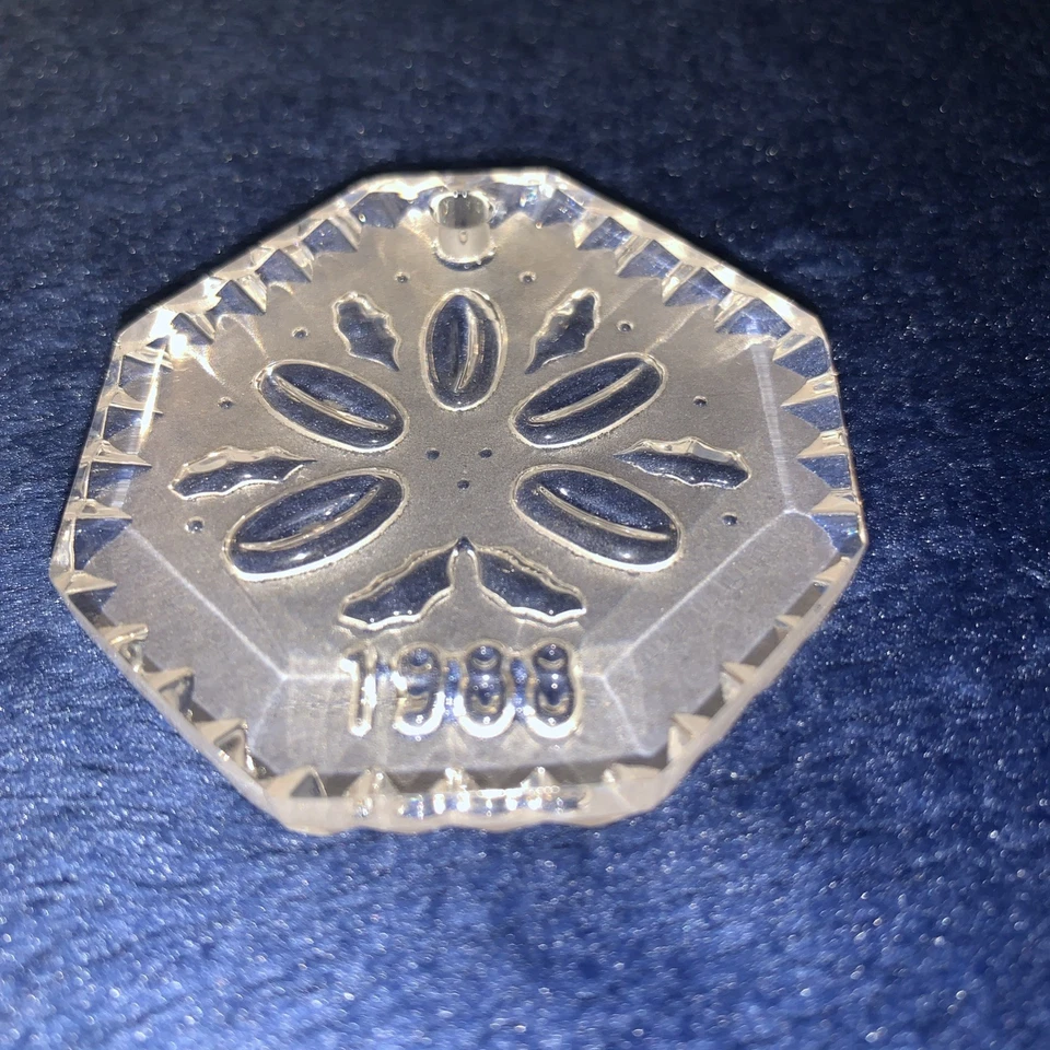 Lote de 4: Waterford Crystal 1988, 1990, 1994, 1995 12 días de adorno de Navidad Foto 2 de 4